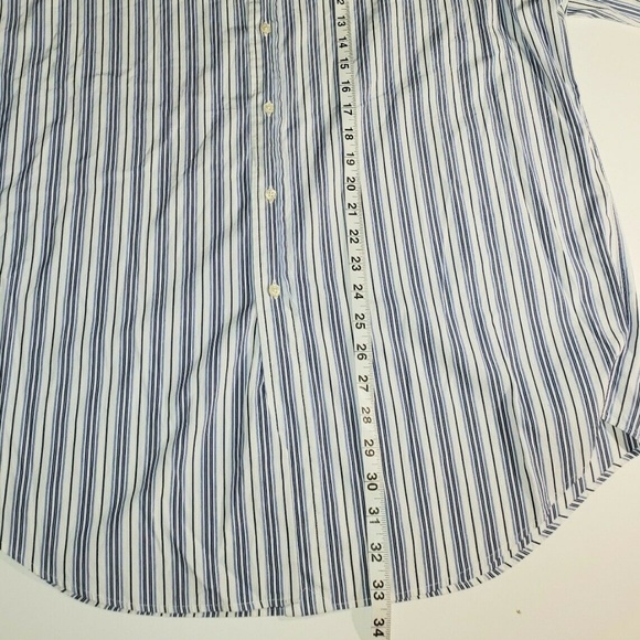 Ralph Lauren Blue And White Striped Shirt - Picture 5 of 8
